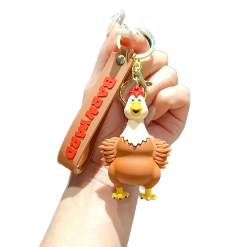 جاکلیدی مدل سیلیکونی طرح مرغ