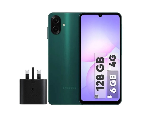 گوشی موبایل سامسونگ مدل Galaxy A07  ظرفیت 128 گیگابایت و رم 6 گیگابایت همراه با کلگی 25 وات (مشکی) 