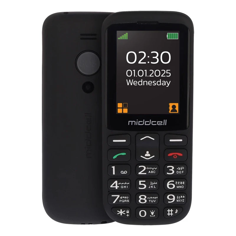 گوشی موبایل میدسل مدل M230 دو سیم کارت ظرفیت 32 مگابایت (مشکی)