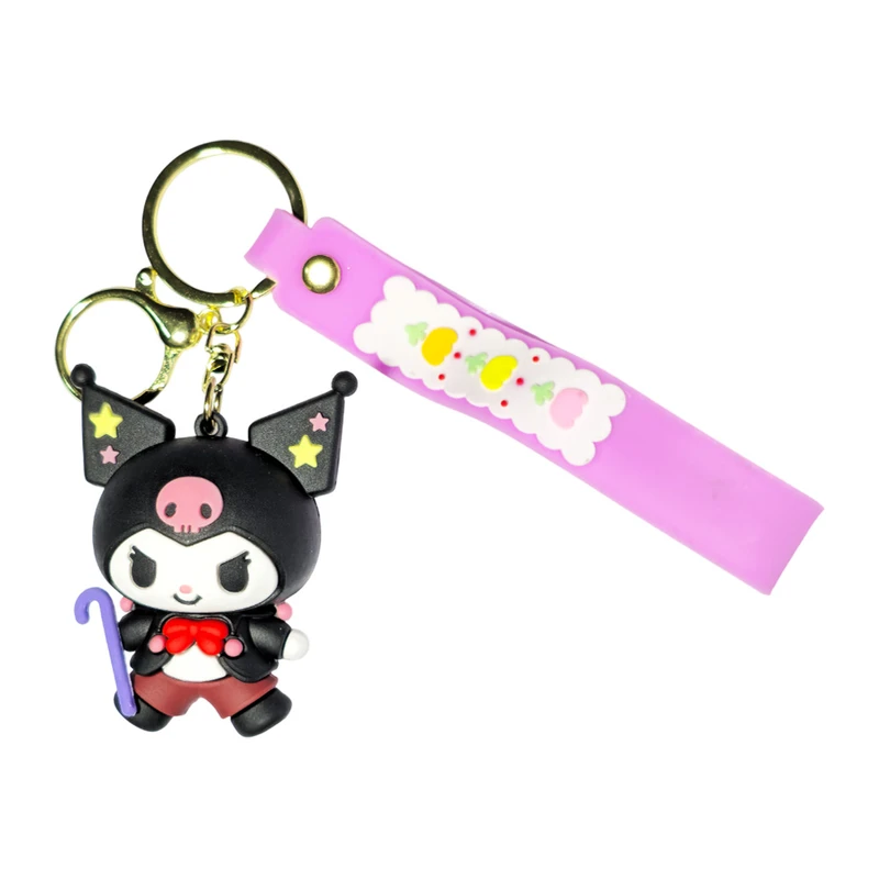 جاکلیدی دخترانه مدل سیلیکونی طرح کرومی