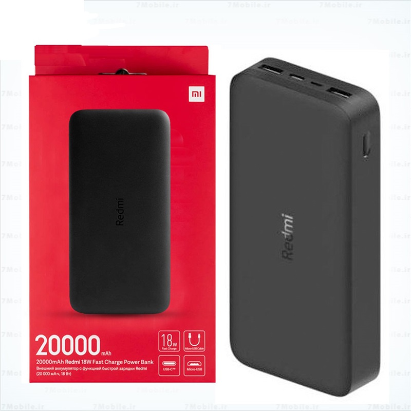 پاوربانک 20 هزار شیائومی مدل PB200LZM اصل