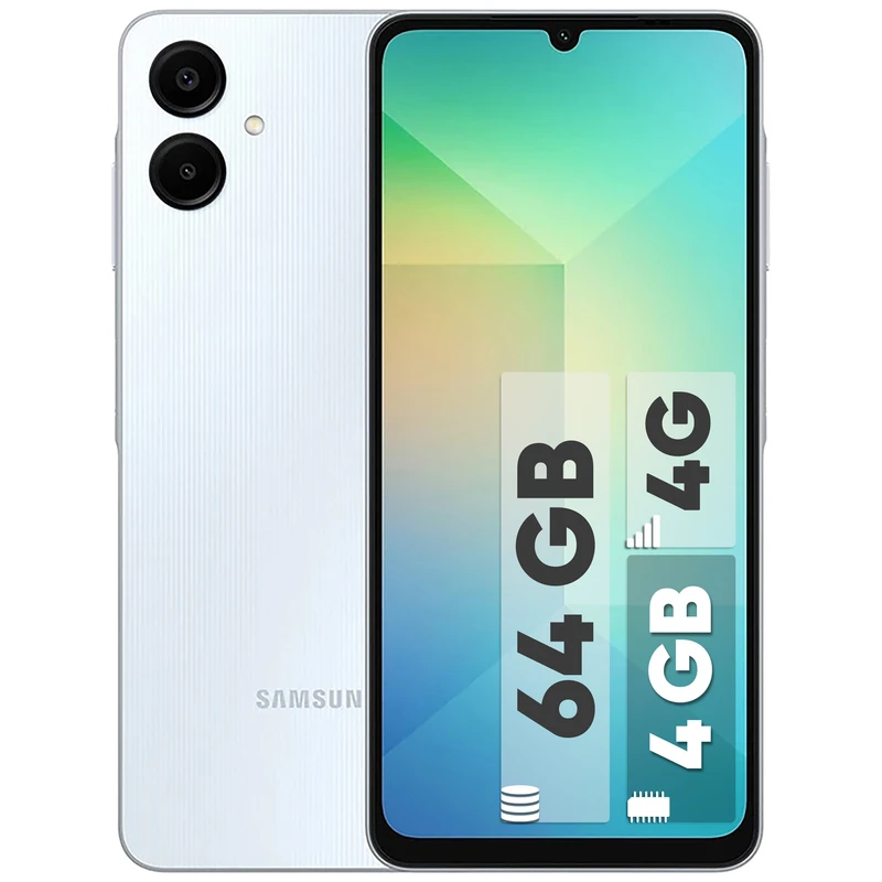 گوشی موبایل سامسونگ مدل Galaxy A06  ظرفیت 64 گیگابایت و رم 4 گیگابایت (مشکی)